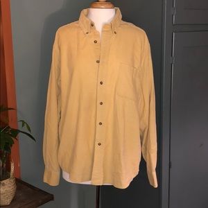 Thin corduroy button down